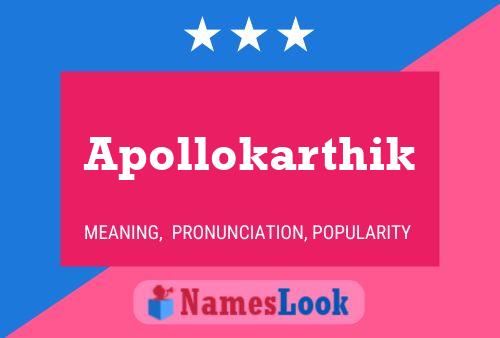 Poster del nome Apollokarthik