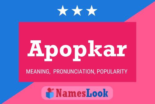 Poster del nome Apopkar