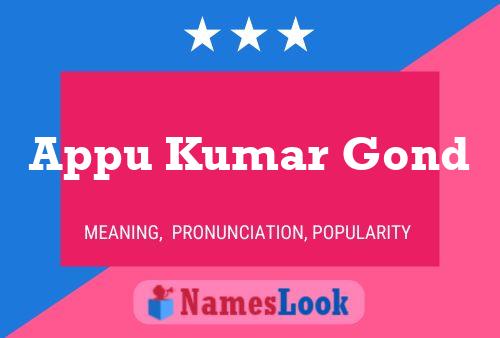 Poster del nome Appu Kumar Gond