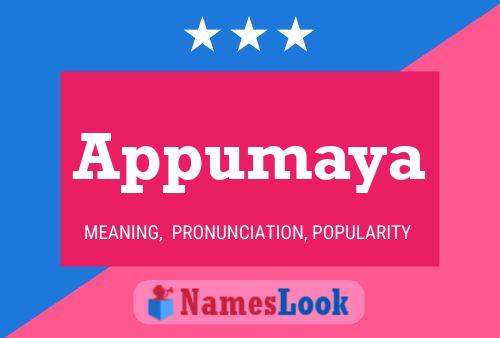 Poster del nome Appumaya