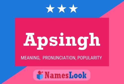 Poster del nome Apsingh