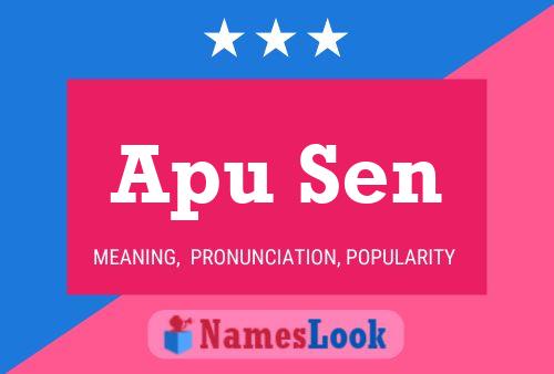 Poster del nome Apu Sen