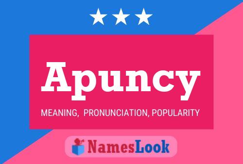 Poster del nome Apuncy