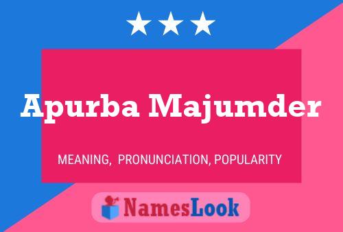 Poster del nome Apurba Majumder