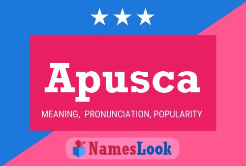 Poster del nome Apusca