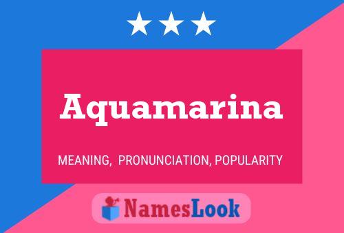 Poster del nome Aquamarina