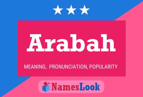 Poster del nome Arabah