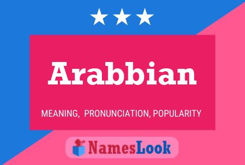 Poster del nome Arabbian