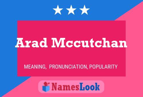 Poster del nome Arad Mccutchan