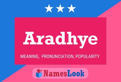 Poster del nome Aradhye