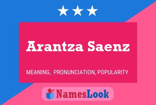 Poster del nome Arantza Saenz