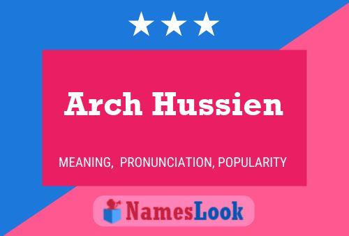 Poster del nome Arch Hussien