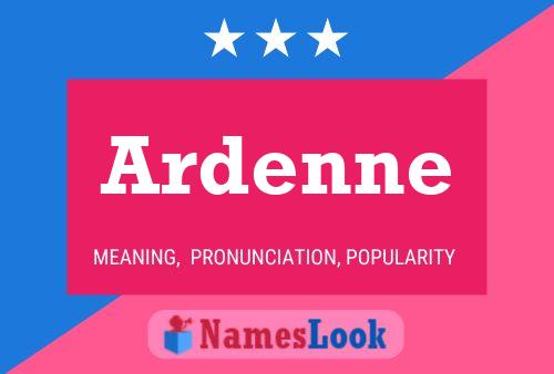 Poster del nome Ardenne