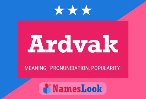 Poster del nome Ardvak