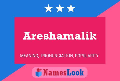 Poster del nome Areshamalik