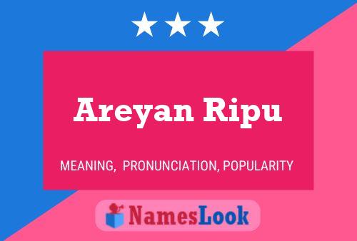 Poster del nome Areyan Ripu