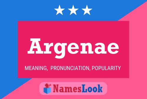 Poster del nome Argenae