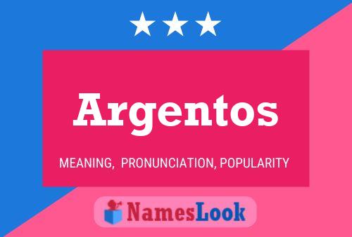 Poster del nome Argentos