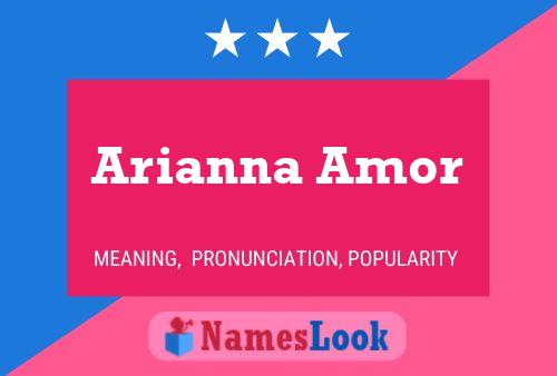 Poster del nome Arianna Amor