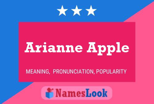 Poster del nome Arianne Apple