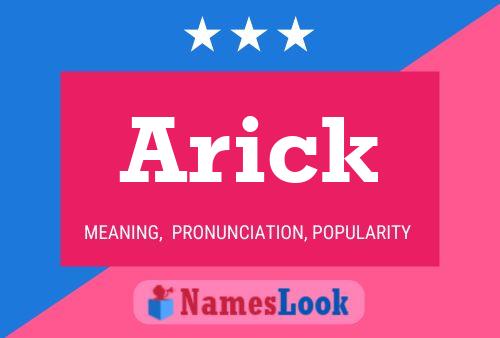 Poster del nome Arick