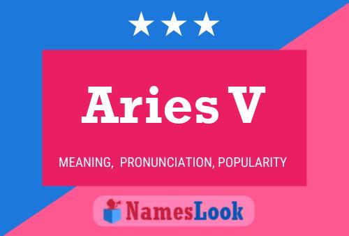 Poster del nome Aries V