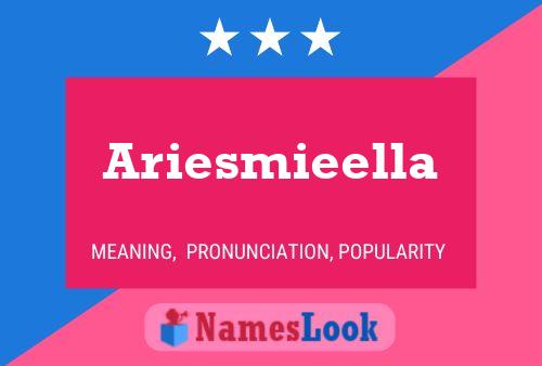 Poster del nome Ariesmieella