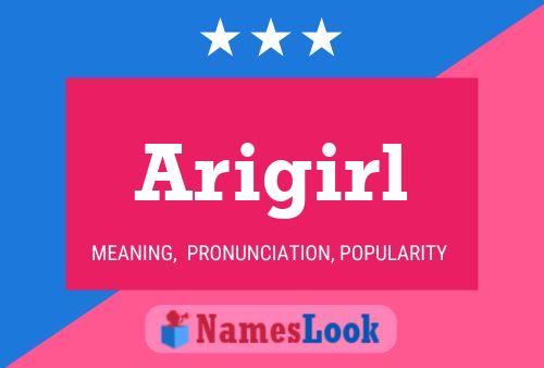 Poster del nome Arigirl