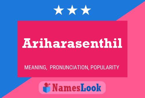 Poster del nome Ariharasenthil