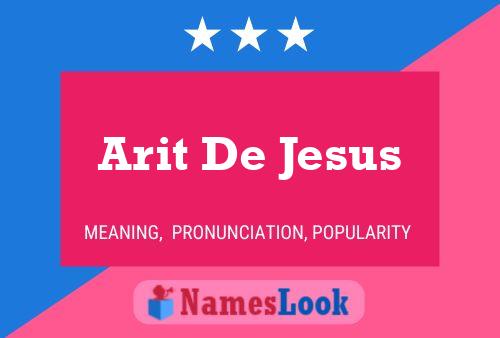 Poster del nome Arit De Jesus