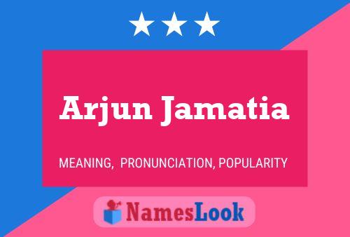 Poster del nome Arjun Jamatia