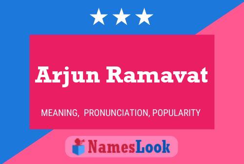 Poster del nome Arjun Ramavat