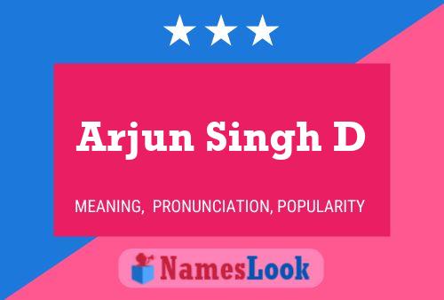 Poster del nome Arjun Singh D