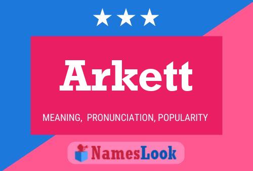 Poster del nome Arkett