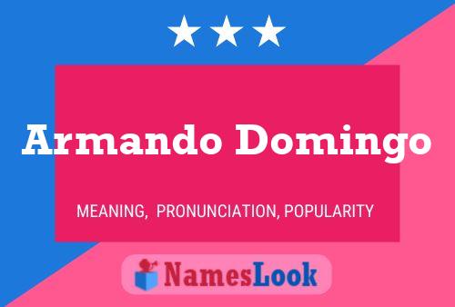 Poster del nome Armando Domingo