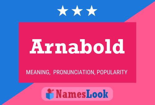 Poster del nome Arnabold