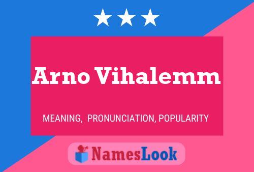 Poster del nome Arno Vihalemm