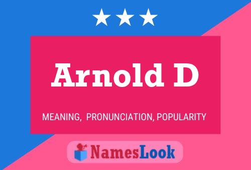 Poster del nome Arnold D