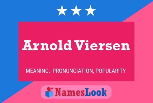 Poster del nome Arnold Viersen