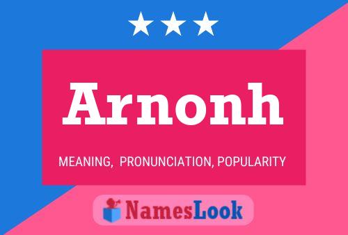 Poster del nome Arnonh