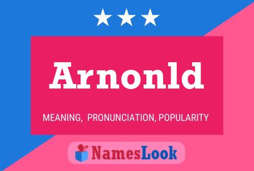 Poster del nome Arnonld