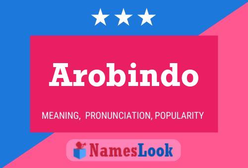 Poster del nome Arobindo