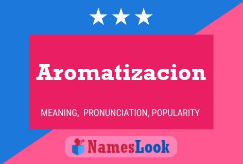 Poster del nome Aromatizacion