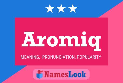 Poster del nome Aromiq