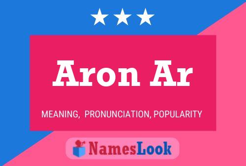 Poster del nome Aron Ar