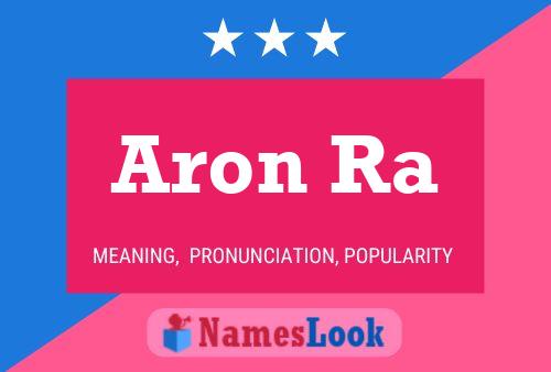 Poster del nome Aron Ra