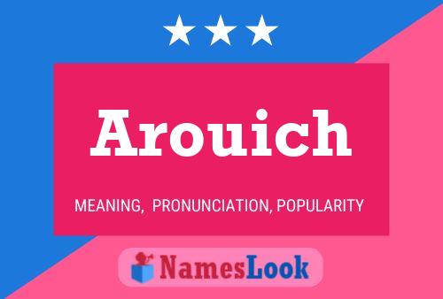 Poster del nome Arouich