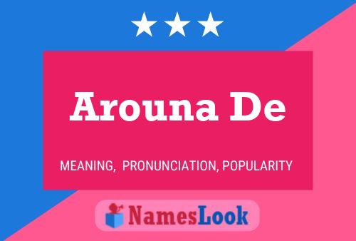 Poster del nome Arouna De