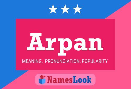 Poster del nome Arpan