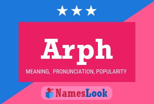 Poster del nome Arph